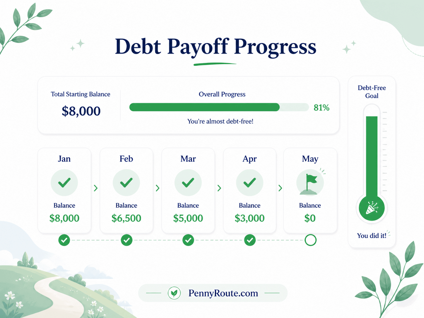 Debt Payoff Progress Tracker