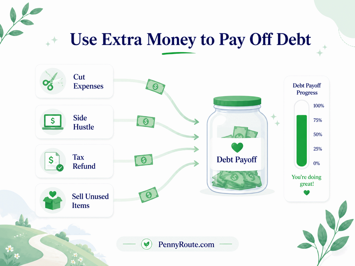 Extra Money for Debt Payoff