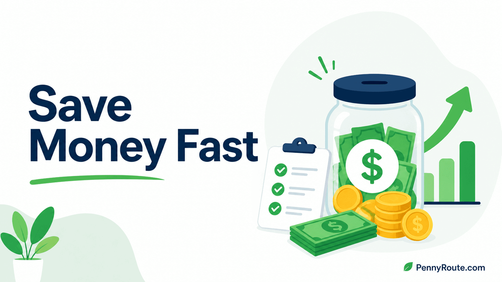 How to save money fast