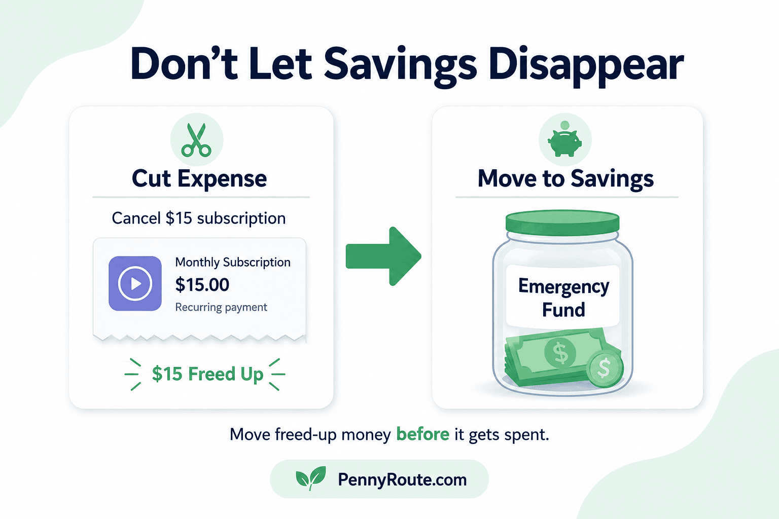 Make the Savings Actually Count - Save Money Fast
