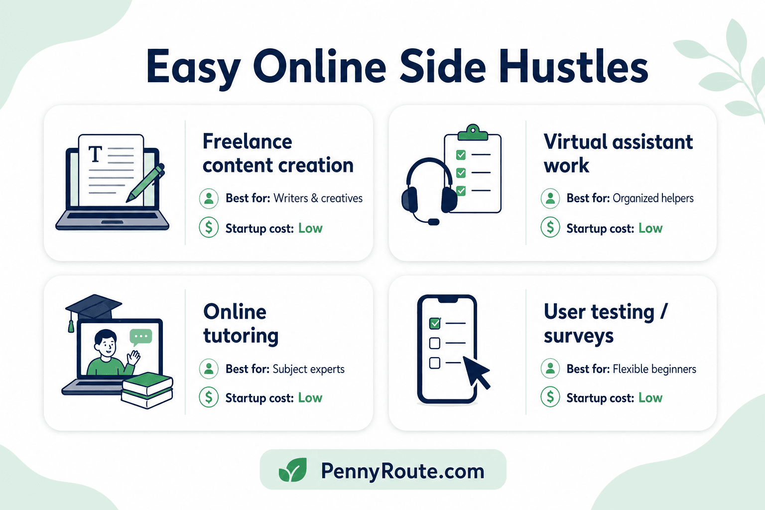 Online Side Hustles for Digital Beginners