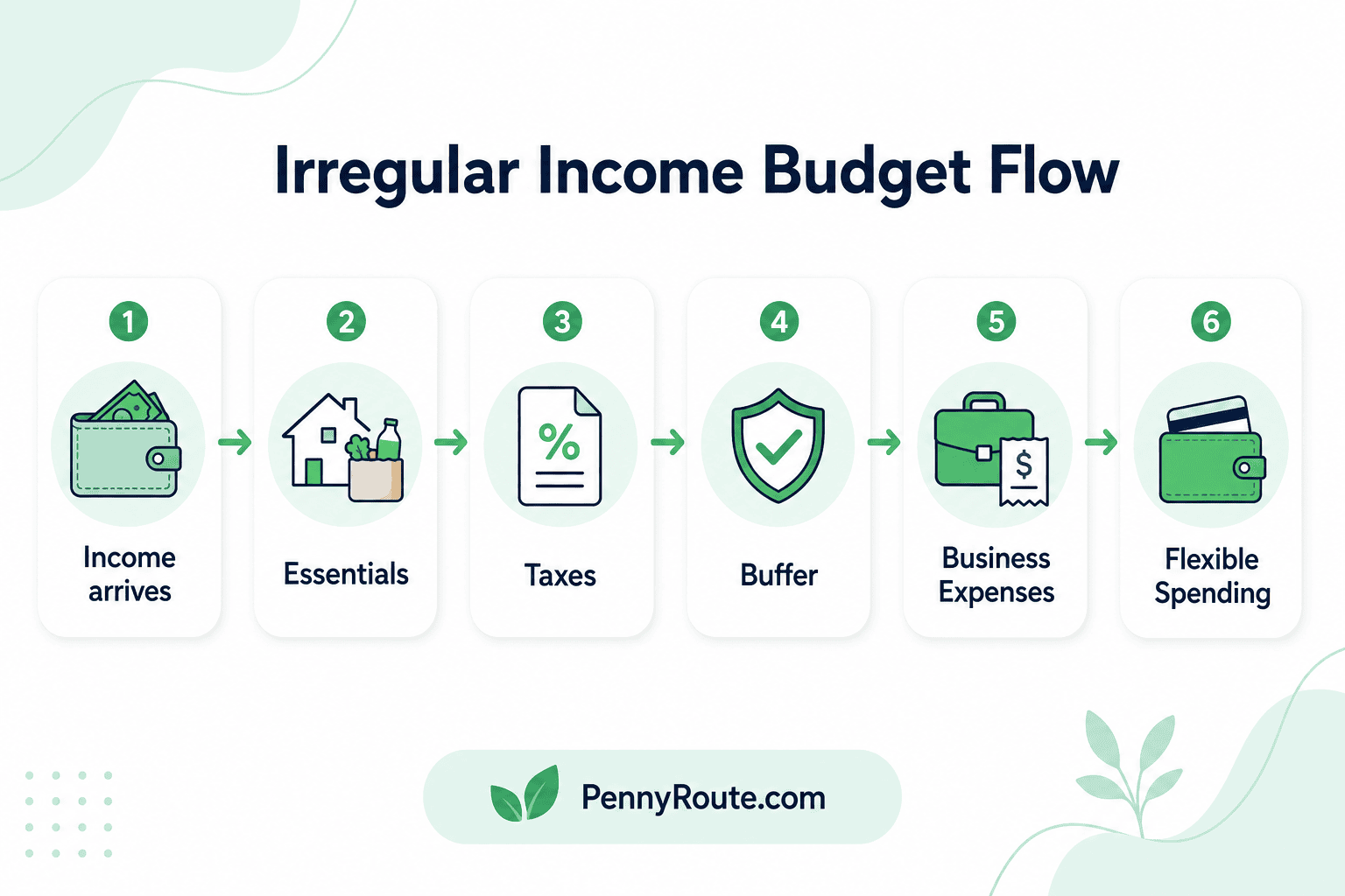 Irregular Income Budget Flow