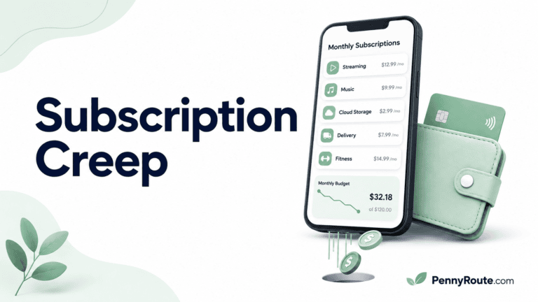 Subscription Creep How Small Monthly Charges Quietly Drain Your Budget