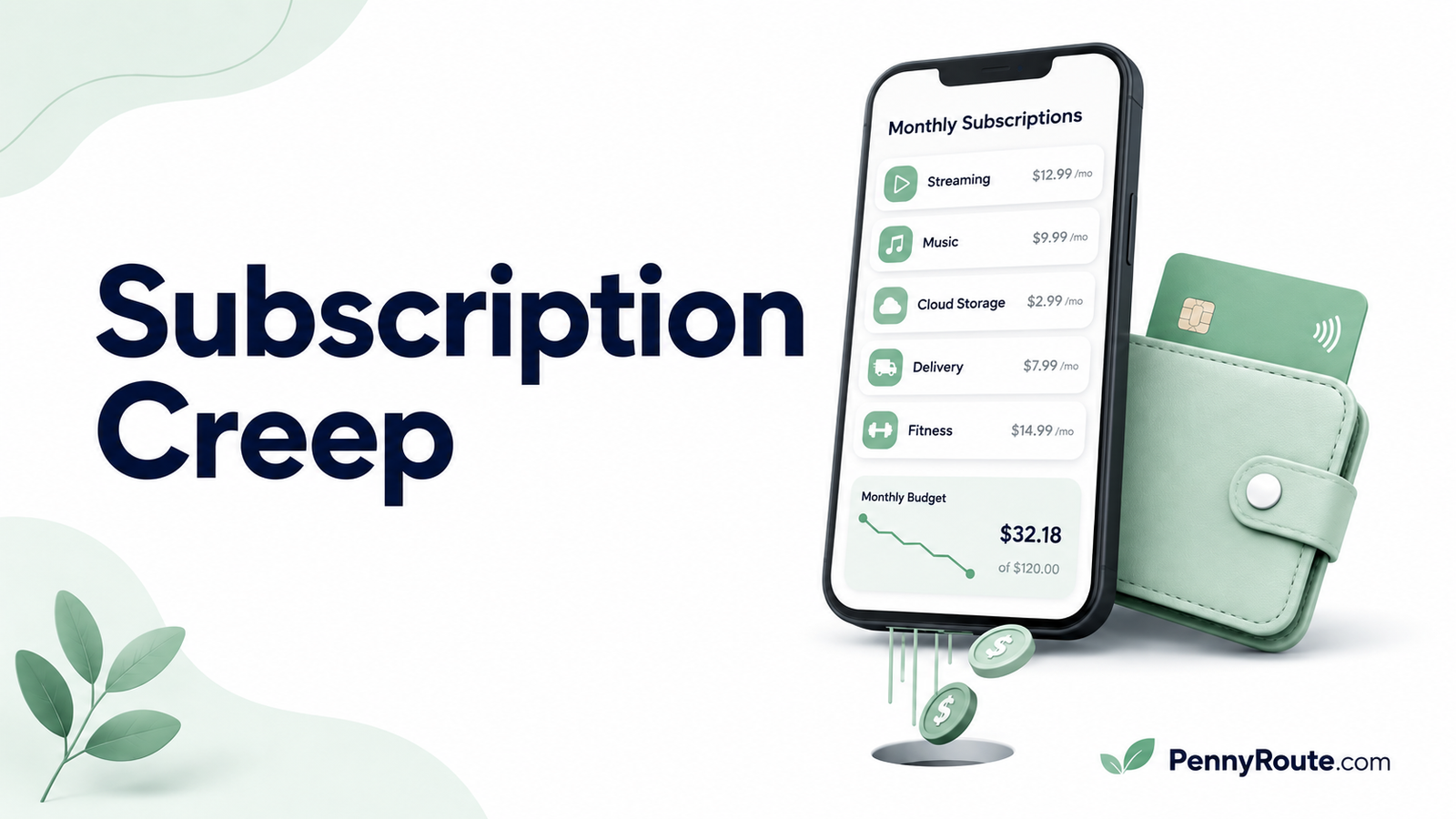 Subscription Creep How Small Monthly Charges Quietly Drain Your Budget