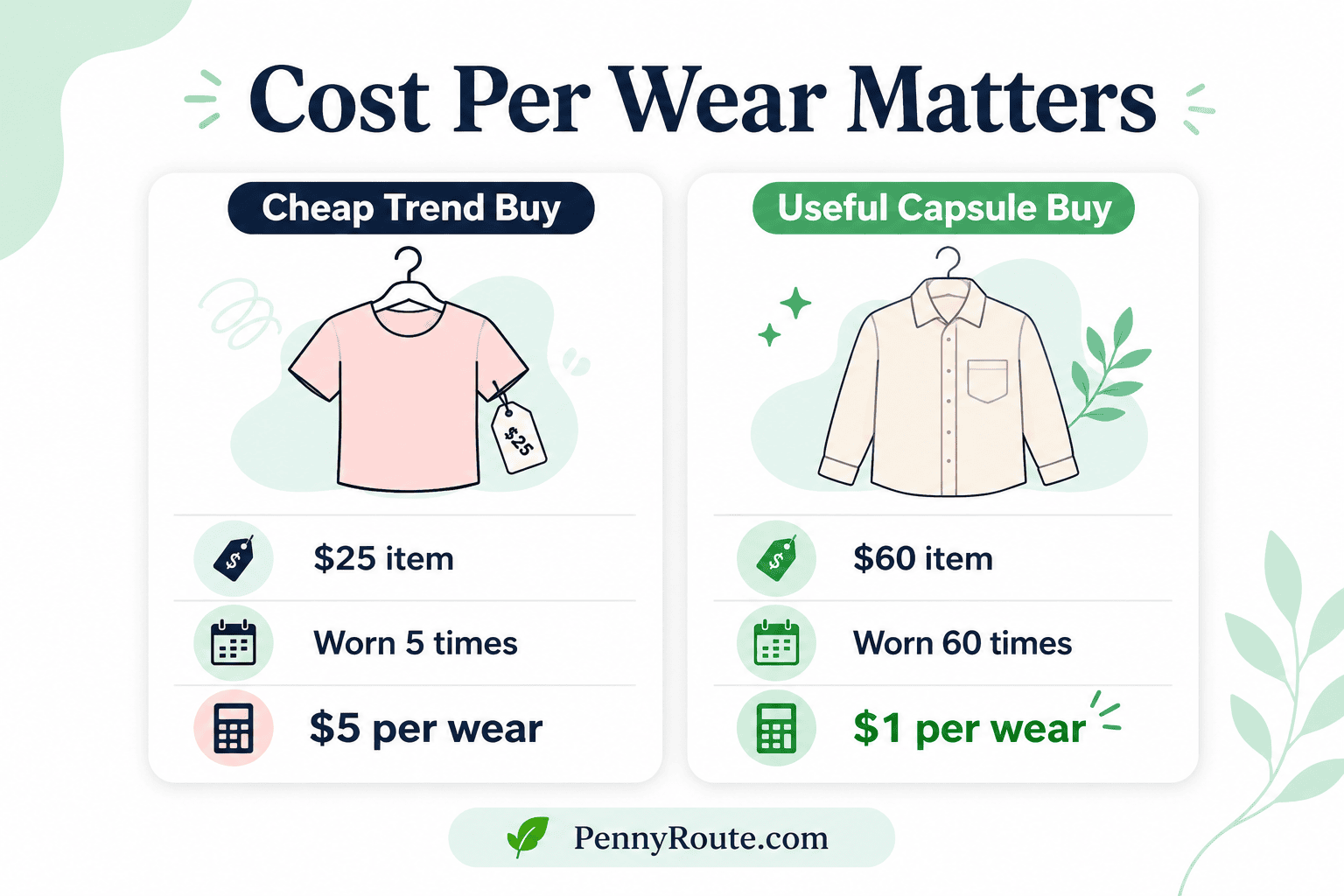 How a Capsule Wardrobe Actually Saves You Money