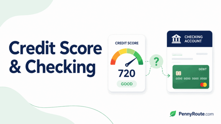 Does Credit Score Affect Opening a Checking Account