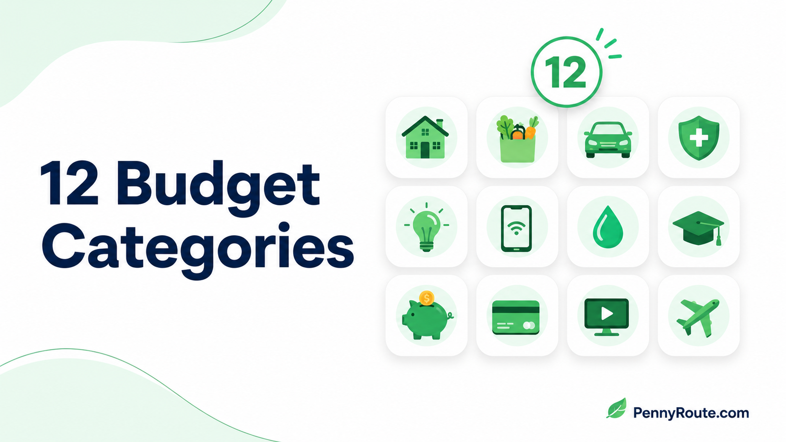 12 Essential Budget Categories for a Simple Monthly Budget