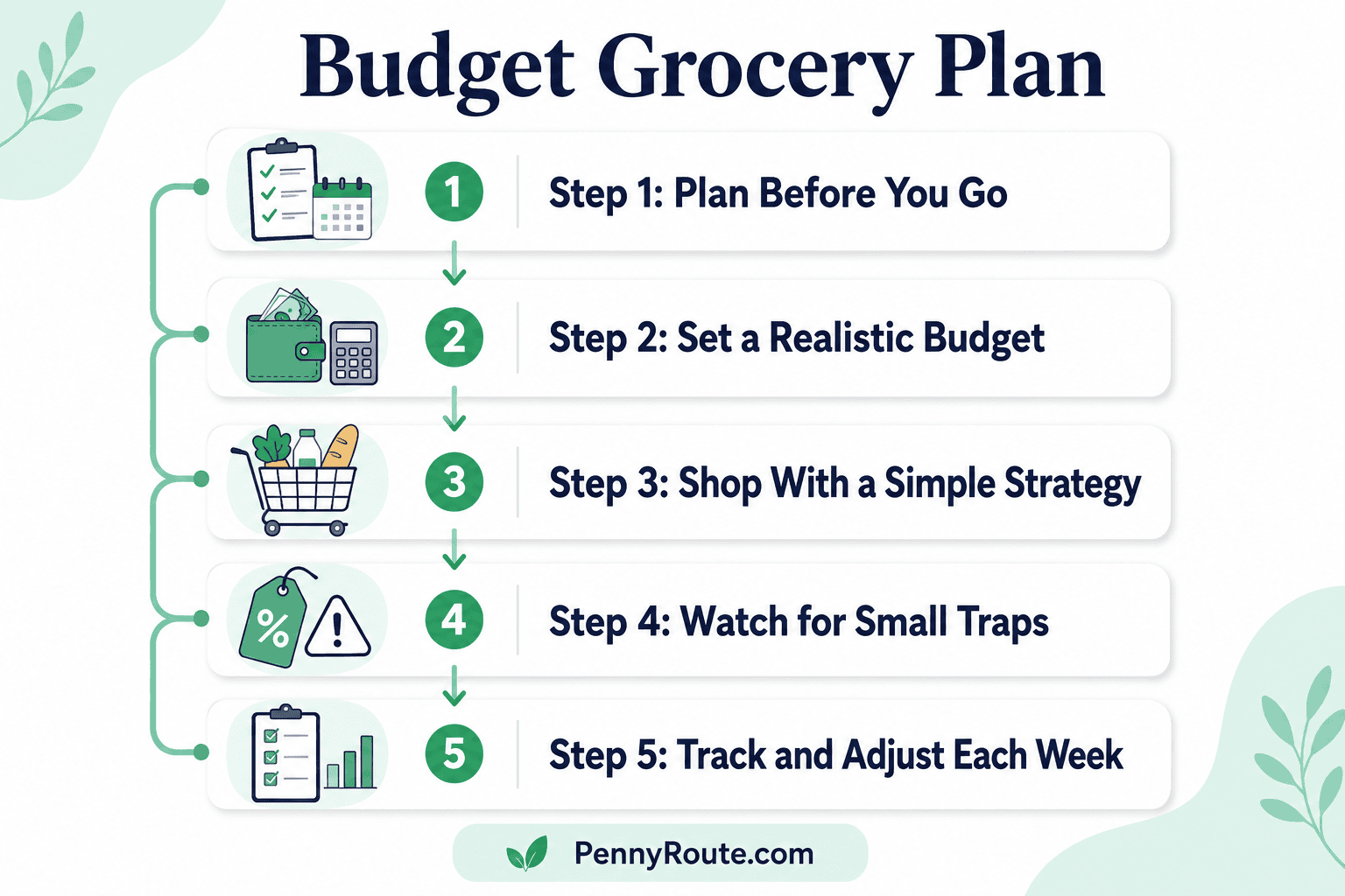 A Simple System for Grocery Shopping on a Budget