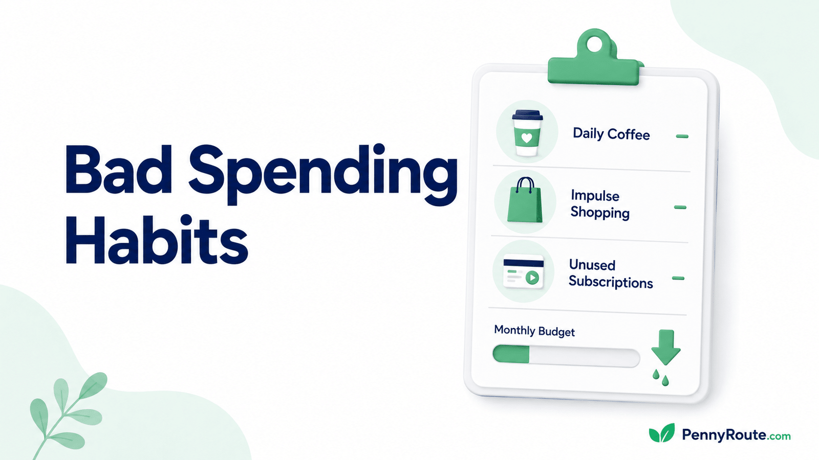 Bad Spending Habits That Quietly Drain Your Budget