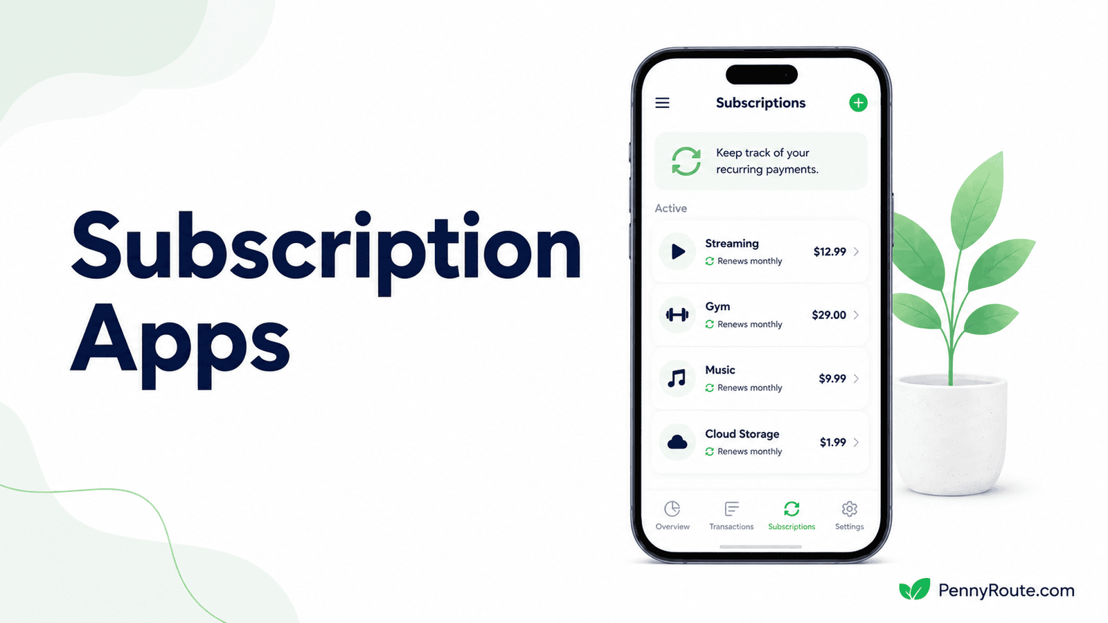 Best Apps to Track Subscriptions and Recurring Payments
