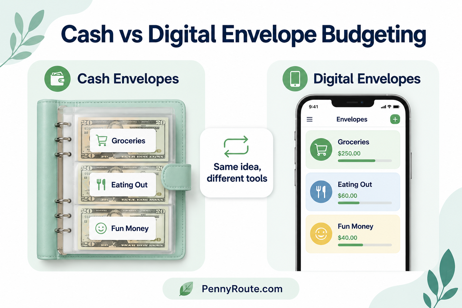 Cash vs Digital Envelope Budgeting
