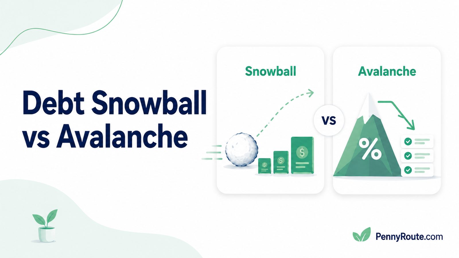 Debt Snowball vs Debt Avalanche Method
