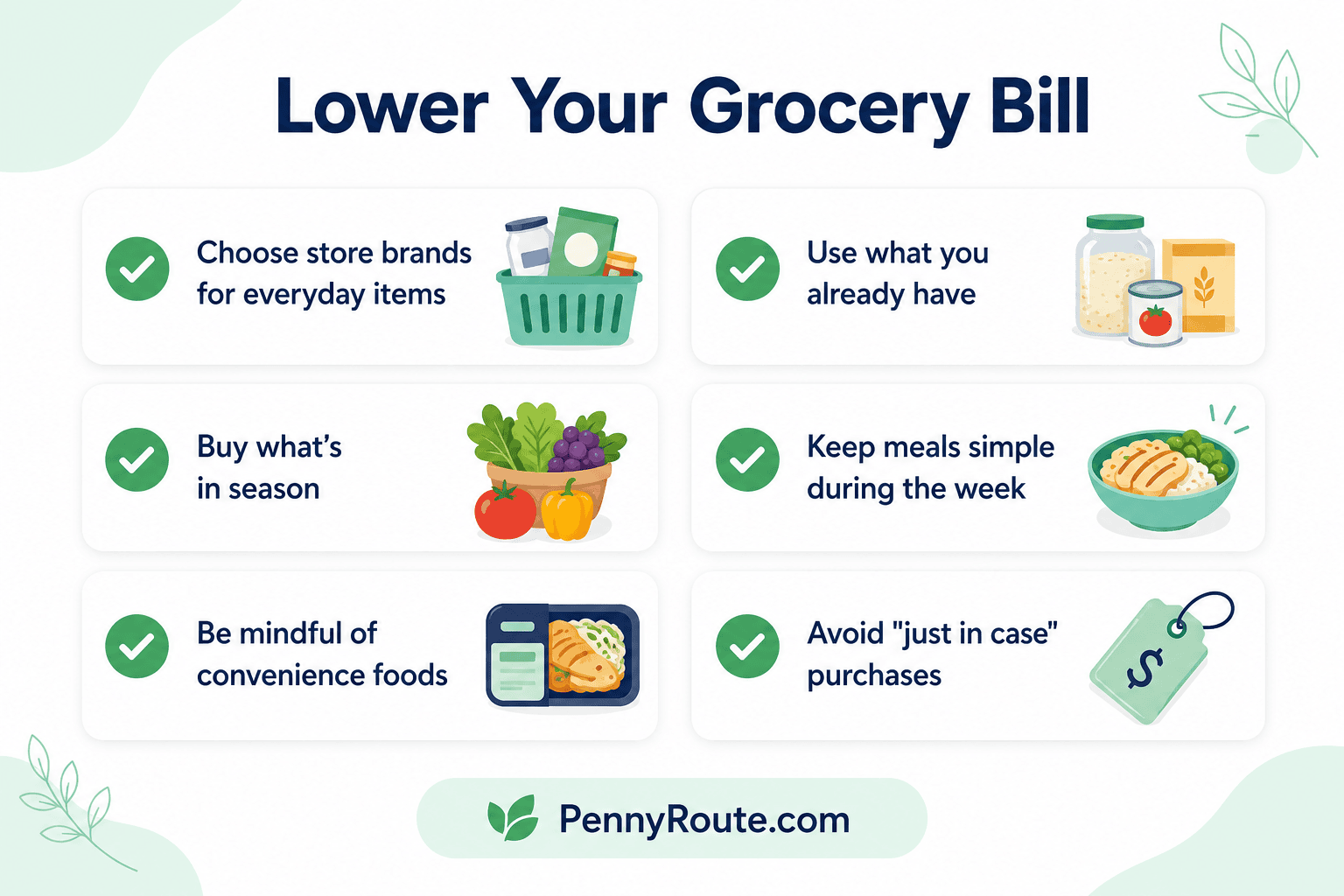 Easy Ways to Lower Your Grocery Bill 