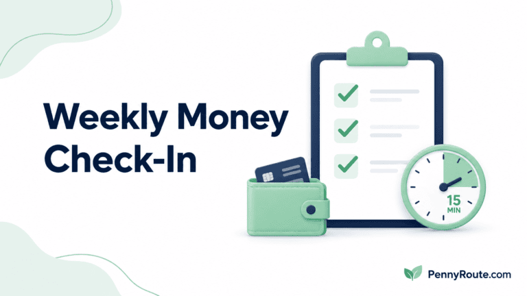 How to Do a Weekly Money Check-In Simple 15-Minute Routine