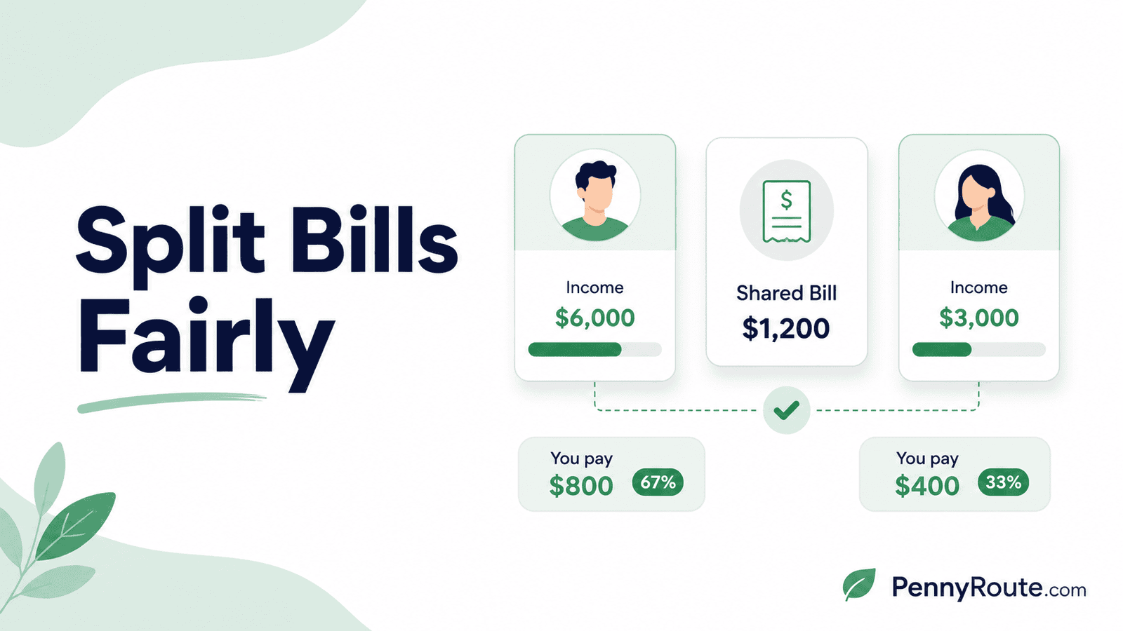 How to Split Bills Based on Income Fairly