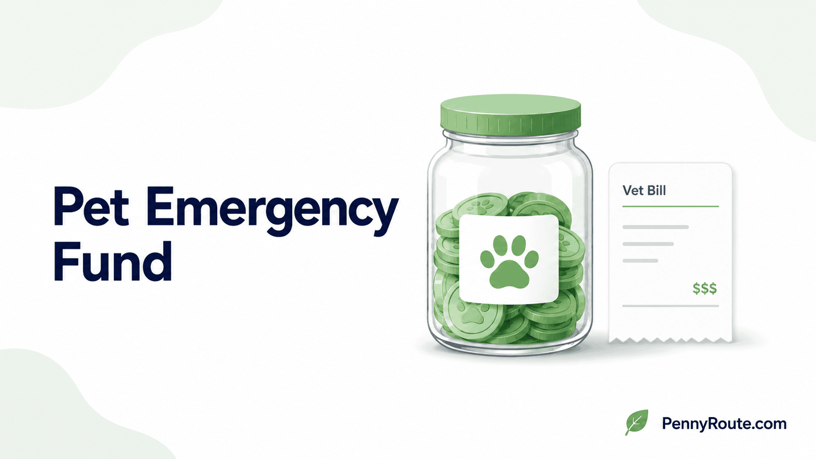 Pet Emergency Fund - How Much to Save for Vet Bills