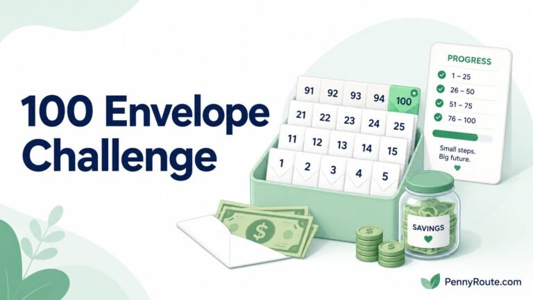 100 Envelope Challenge - How to Save $5,050 Without Overwhelm