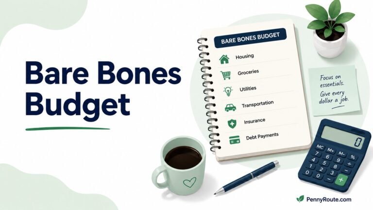 Bare Bones Budget - How to Cut Back When Money Is Tight