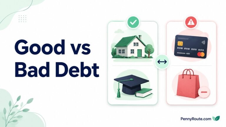 Good Debt vs Bad Debt - Examples and Key Differences