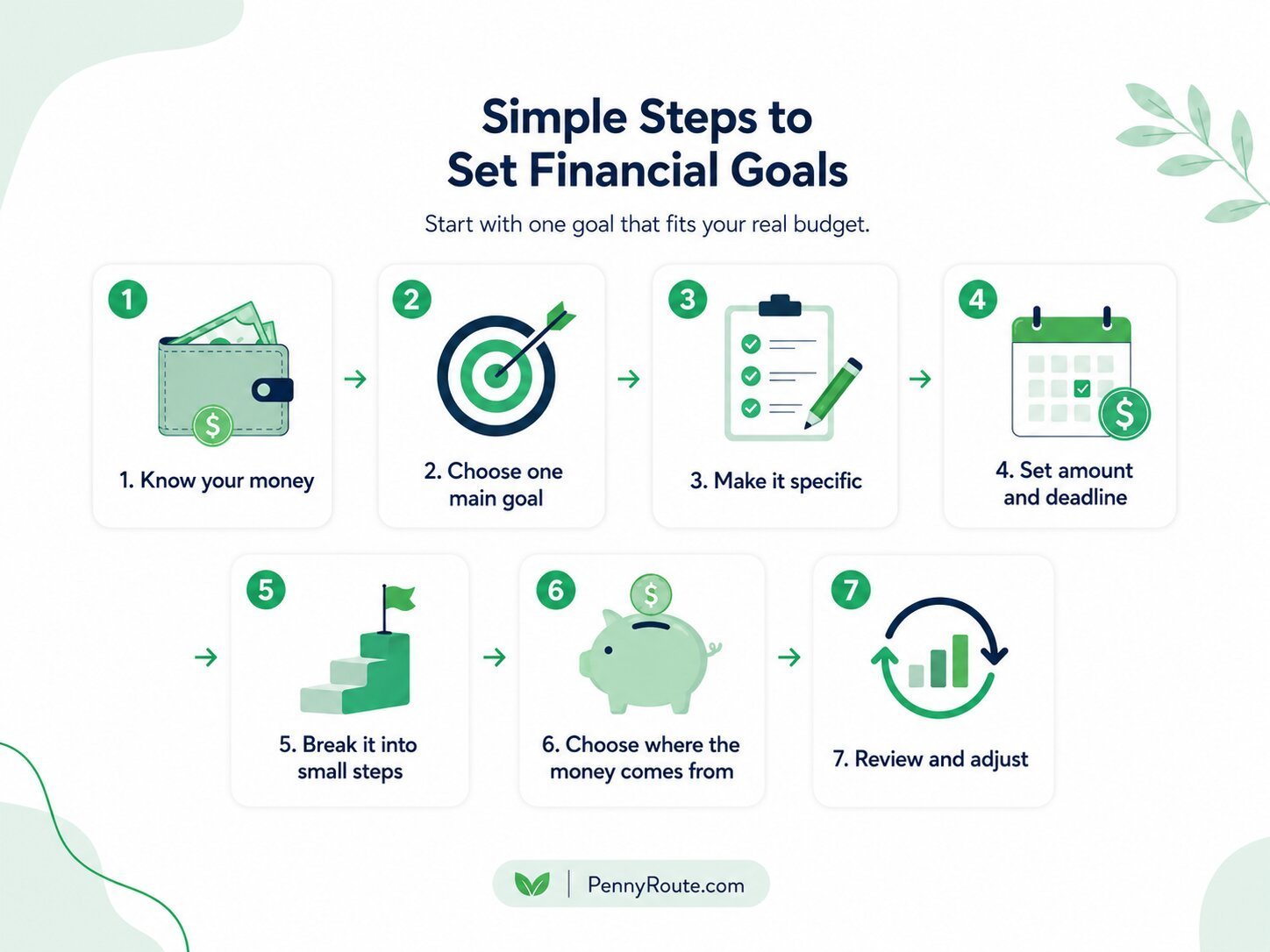 Simple Steps to Set Financial Goals