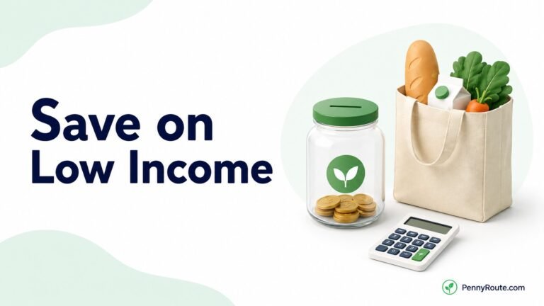 How to Save Money on a Low Income