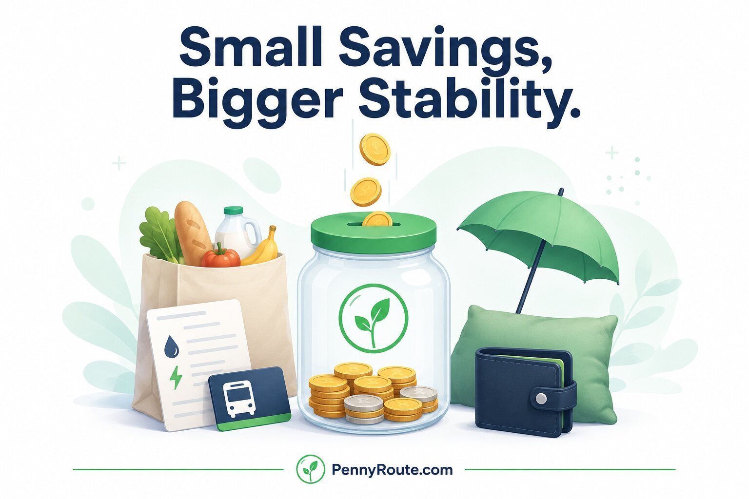 Use a Tiny Savings Goal First to save money on a low Income