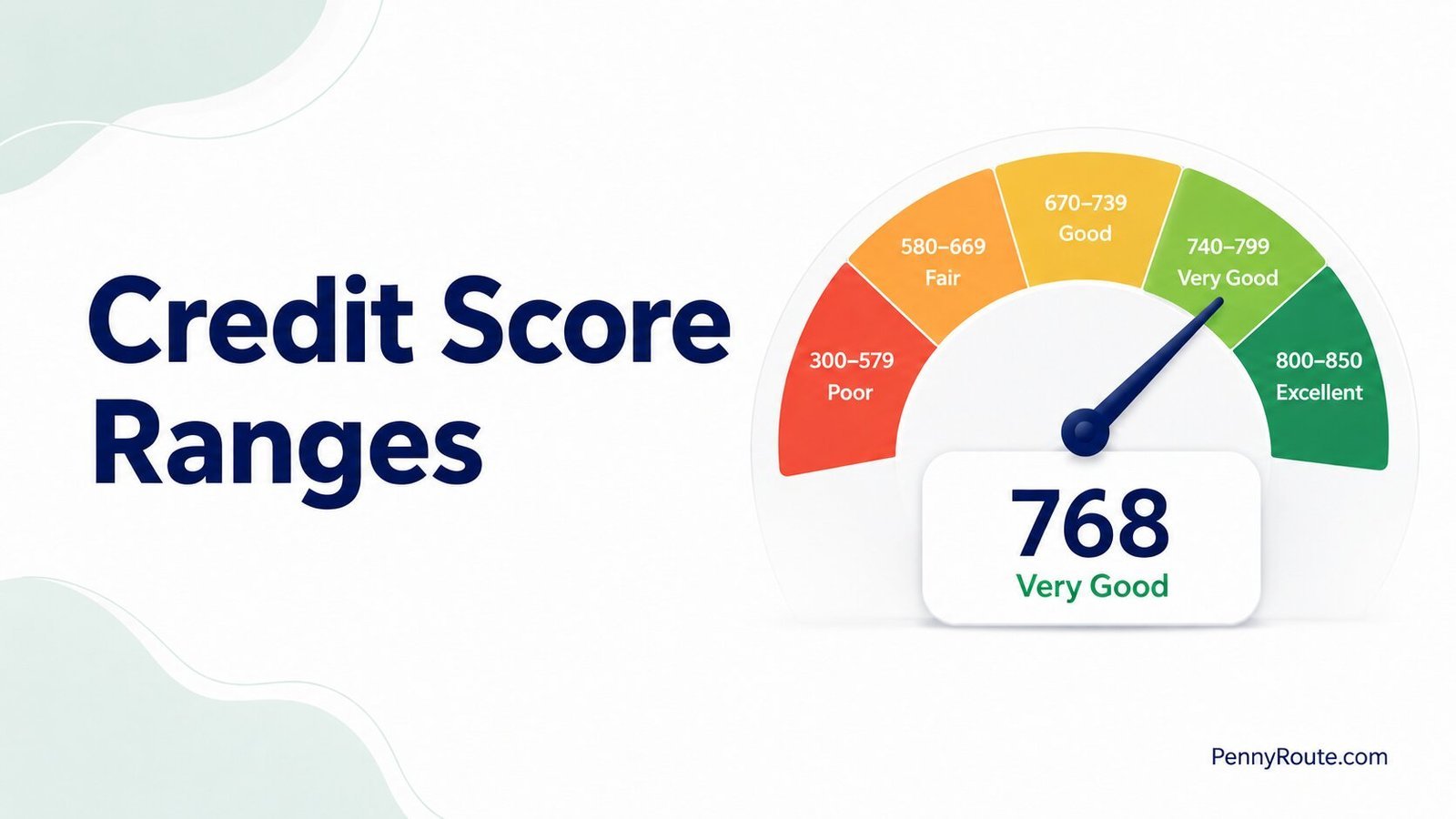 credit score ranges - what is a good credit score