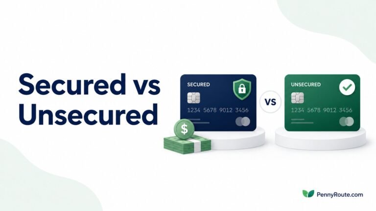 secured vs unsecured credit card